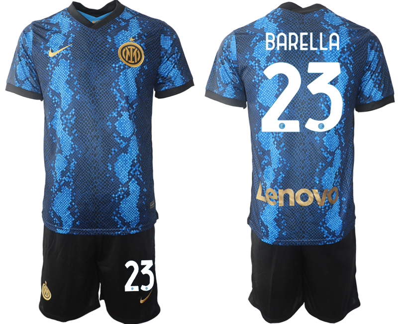 Men 2021-2022 Club Inter Milan home blue #23 Nike Soccer Jersey